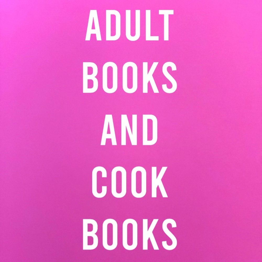 NOT FOR SALE! Pink Adult Books and Cookbooks
